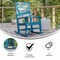 Flash Furniture Blue All-Weather Classic Outdoor Rocking Chair LE-HMP-2002-110-BL-GG - alternate 10